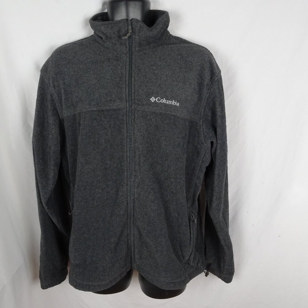 Columbia Full Zip Grey Sweater Size L